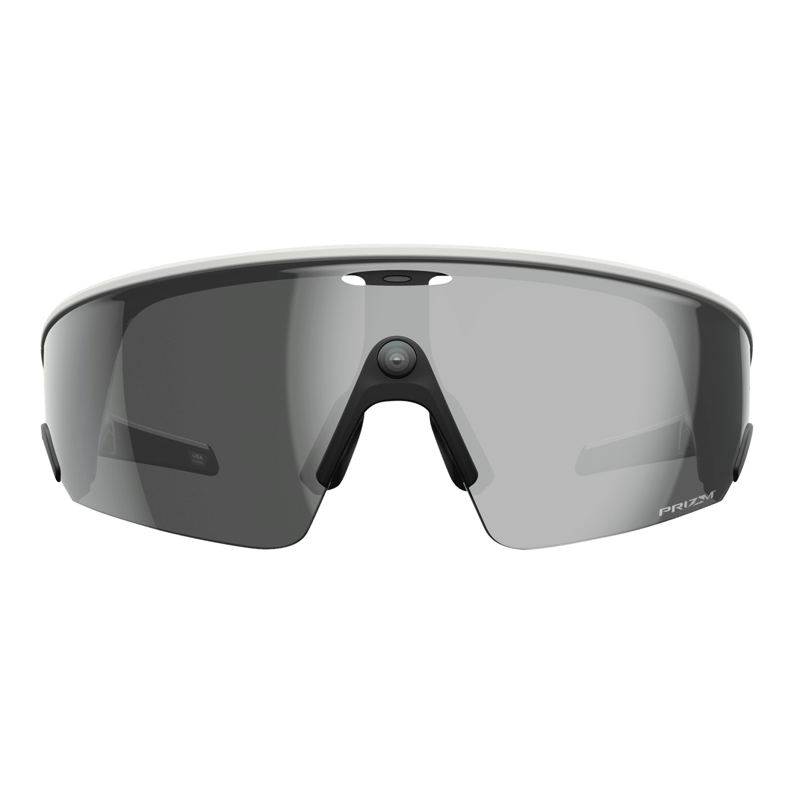 Oakley Meta Vanguard Meta AI Glasses (12MP Ultra-Wide Camera, AI Voice Assistant, Open-ear Audio, Live Translation, Prizm Black Lenses, Standard, White)_2