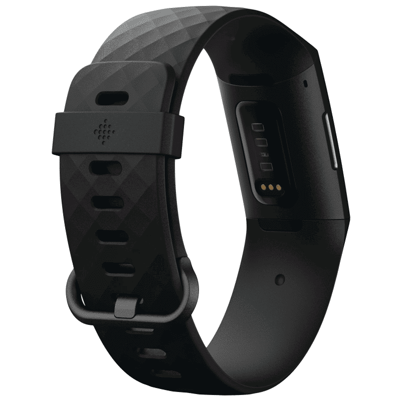 fitbit Charge 4 Fitness Tracker with Personalised Clock Face (1.5 Inch Intuitive Touchscreen PMOLED Display, Water Resistant, Black Strap)_3