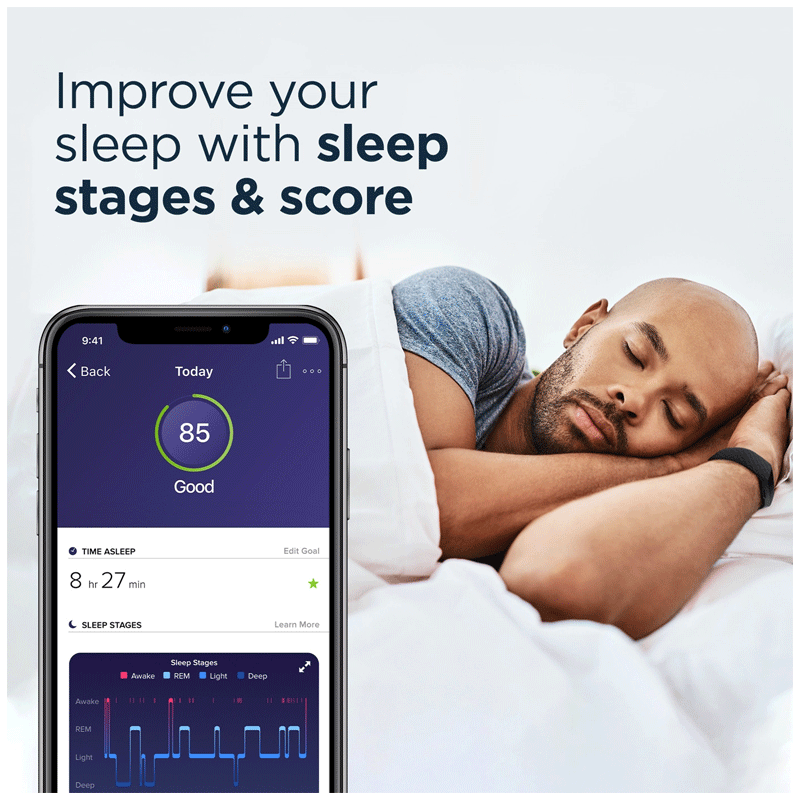 fitbit Charge 4 Fitness Tracker with Personalised Clock Face (1.5 Inch Intuitive Touchscreen PMOLED Display, Water Resistant, Storm Blue Strap) fitbit Charge 4 Fitness Tracker with Personalised Clock Face (1.5 Inch Intuitive Touchscreen PMOLED Display, Water Resistant, Storm Blue Strap)_9
