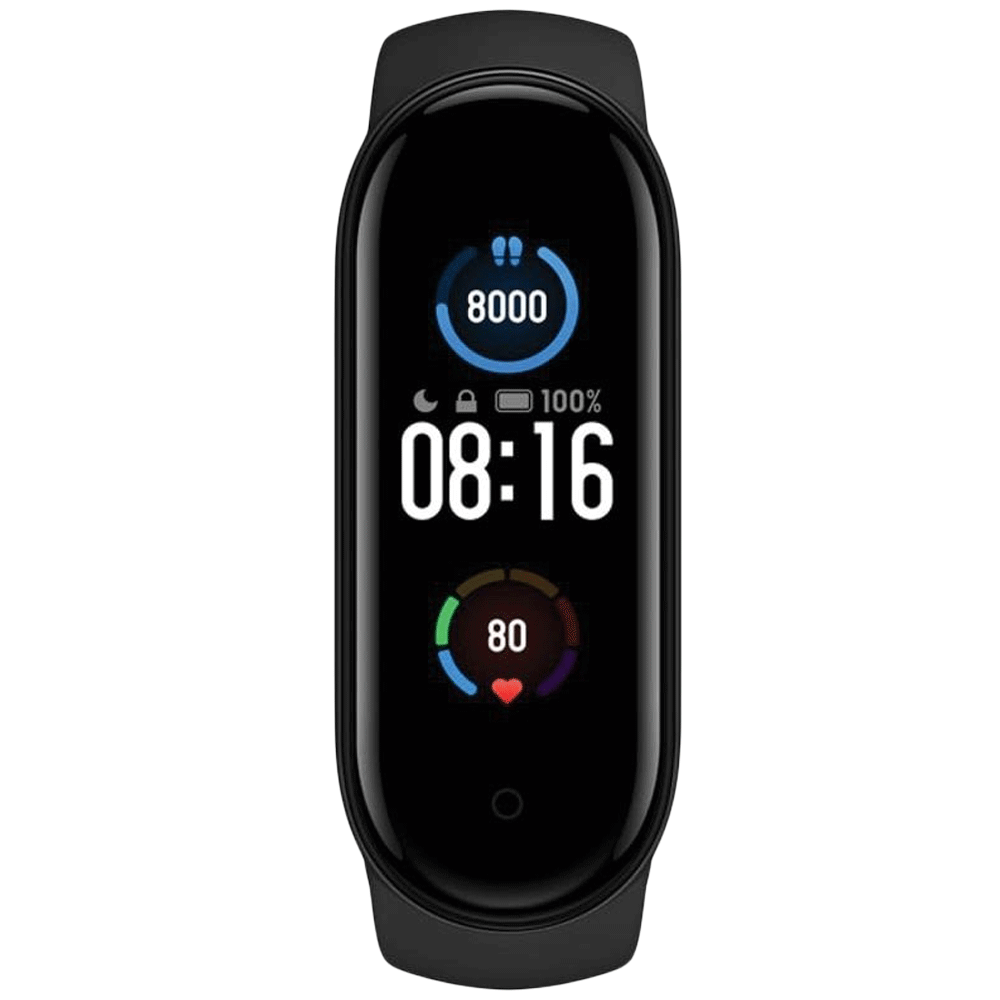 Xiaomi Mi Smart Band 5 (27.9mm) (Heart Rate Alerts, BHR4216IN, Black, Buckle)_1