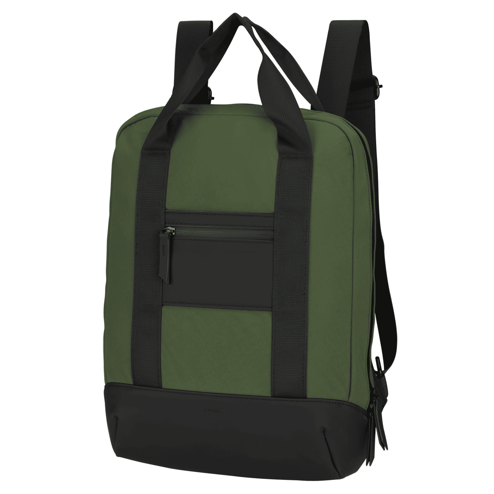soundREVO Melbourne Nylon, PU Fabric Laptop Backpack for 14 Inch Laptop (6.99 L, Water Resistant, Green)_2