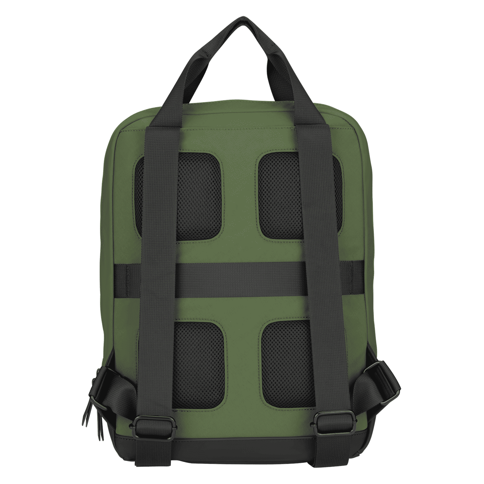 soundREVO Melbourne Nylon, PU Fabric Laptop Backpack for 14 Inch Laptop (6.99 L, Water Resistant, Green)_6