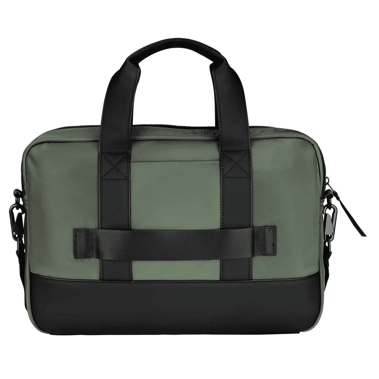 soundREVO Polyester, PU Fabric Laptop Business Messenger Bag for 14 Inch Laptop (6.91 L, Water Resistant, Green)_7