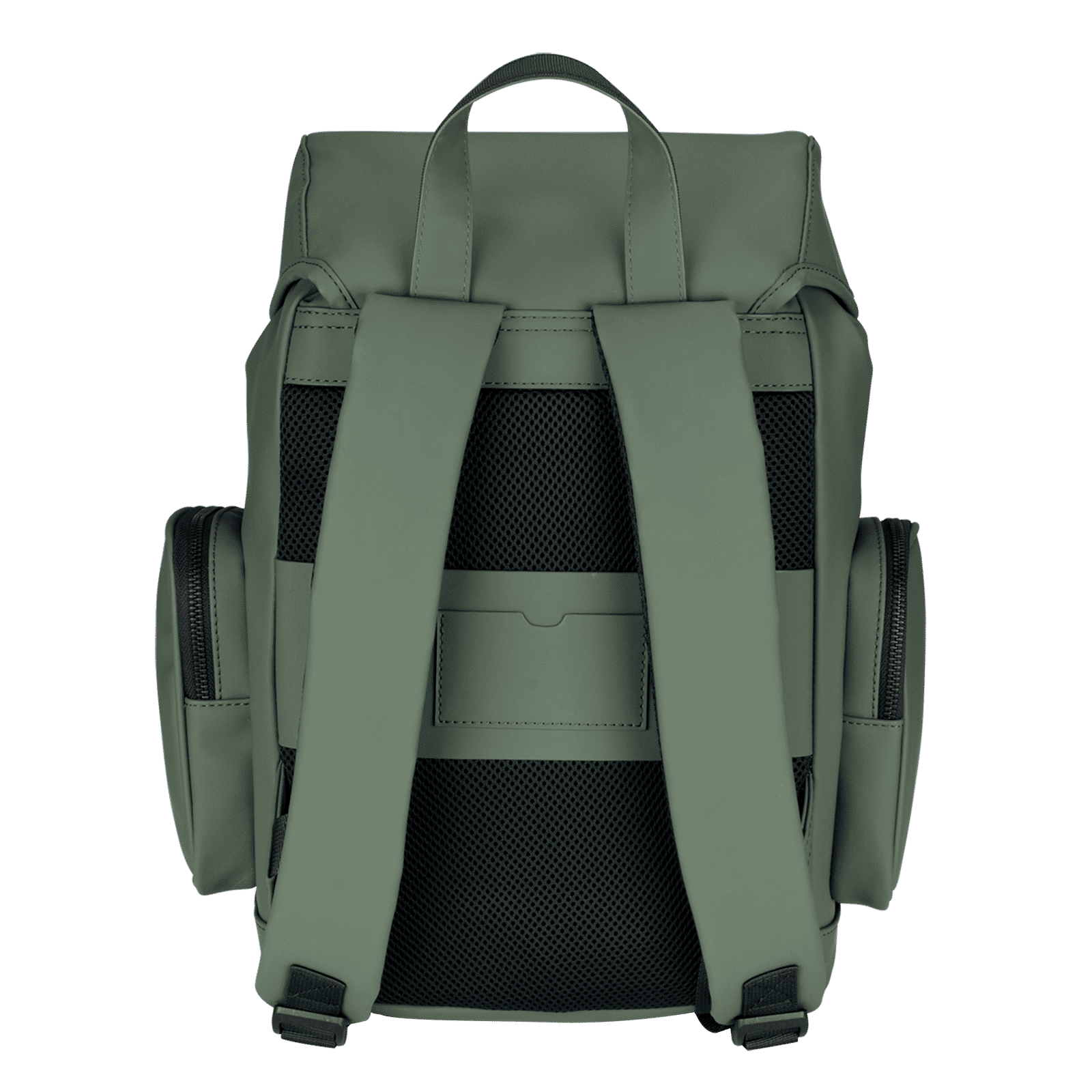 soundREVO Hannover PU Fabric Laptop Backpack for 14 Inch Laptop (10.29 L, Water Resistant, Green)_4