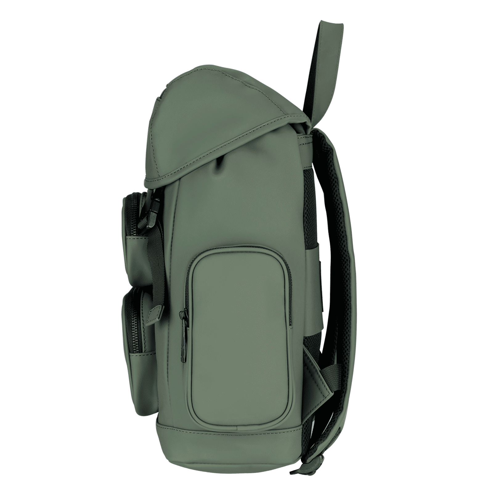 soundREVO Hannover PU Fabric Laptop Backpack for 14 Inch Laptop (10.29 L, Water Resistant, Green)_5