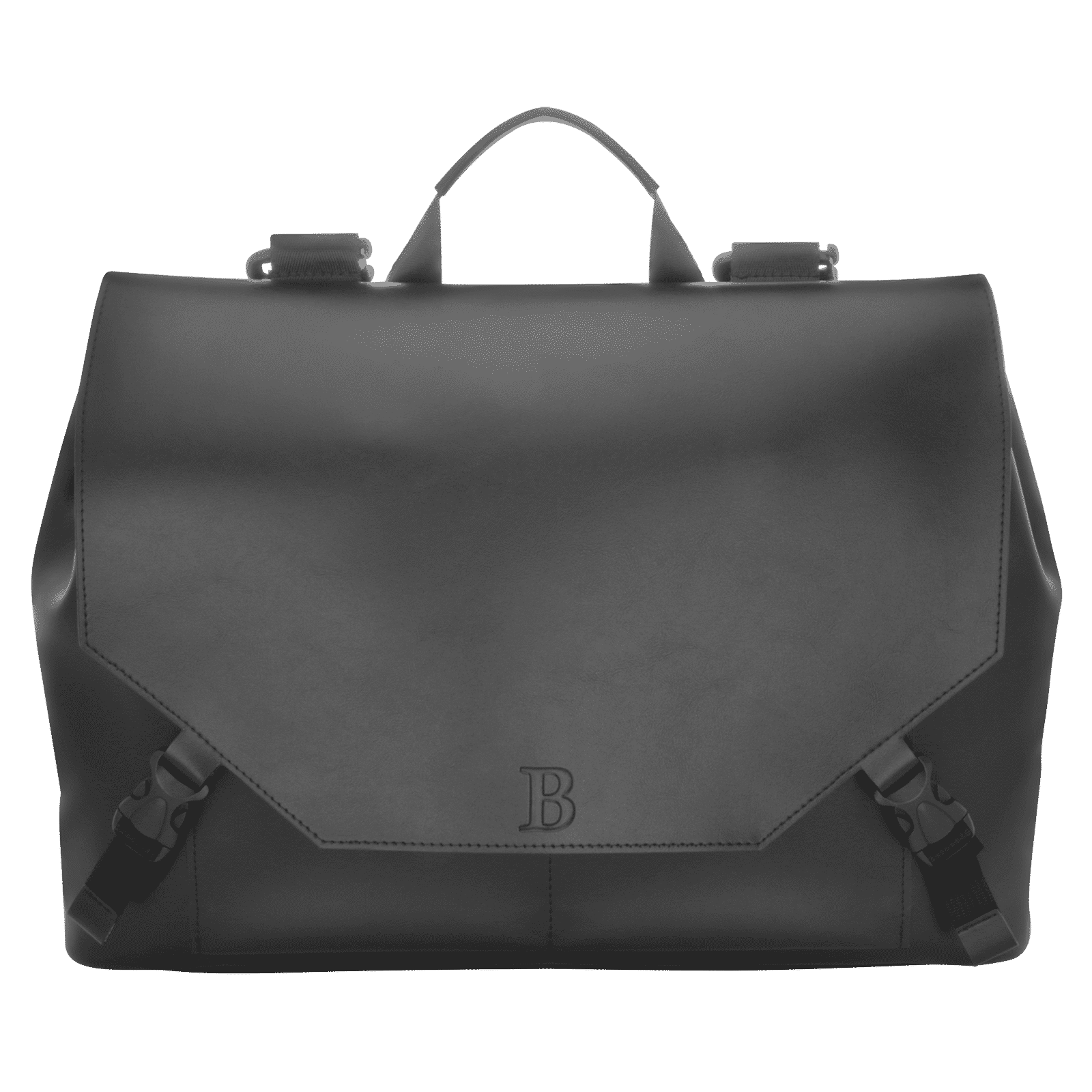 BESTTO Soft PU Fabric Laptop Backpack for 14 Inch Laptop (13.44 L, Adjustable Shoulder Strap, Black)_1