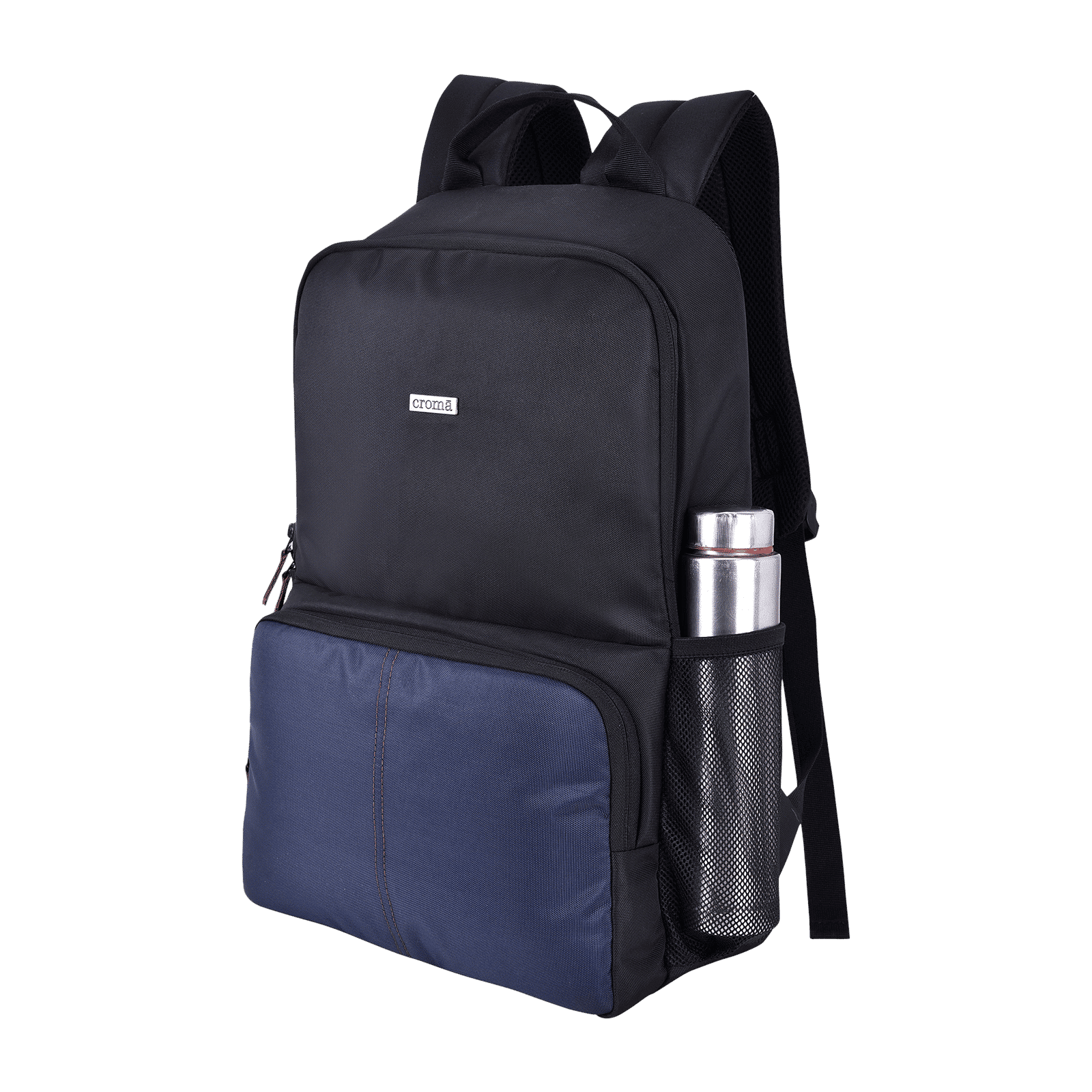Croma CRSBBS1BCA342101 Polyester Backpack for 15.6 Inch Laptop (Water Resistant, Black) Croma CRSBBS1BCA342101 Polyester Backpack for 15.6 Inch Laptop (Water Resistant, Black)_9