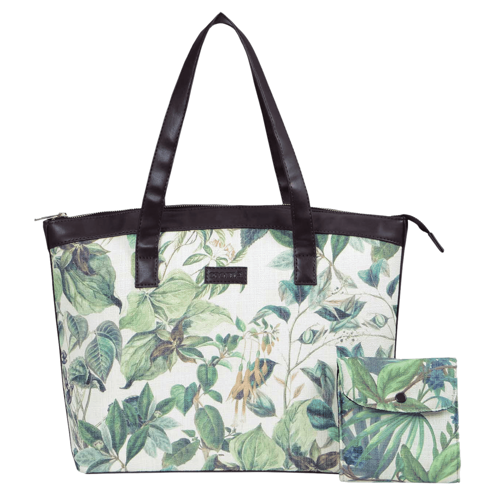 Croma Nylon & Cotton Tote Bag for 15 Inch Laptop (Water Bottle Pocket, White) Croma Nylon & Cotton Tote Bag for 15 Inch Laptop (Water Bottle Pocket, White)_1