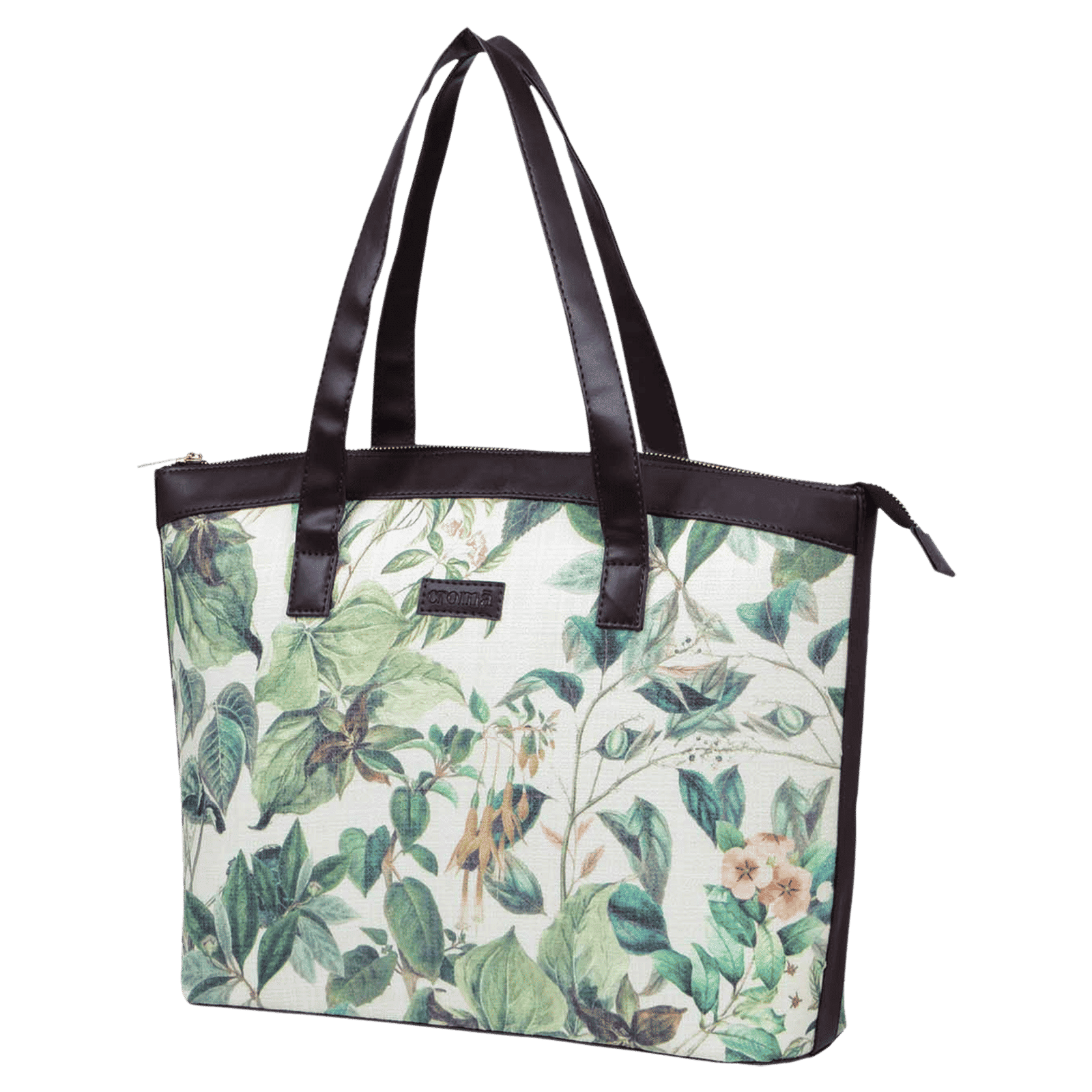 Croma Nylon & Cotton Tote Bag for 15 Inch Laptop (Water Bottle Pocket, White) Croma Nylon & Cotton Tote Bag for 15 Inch Laptop (Water Bottle Pocket, White)_3