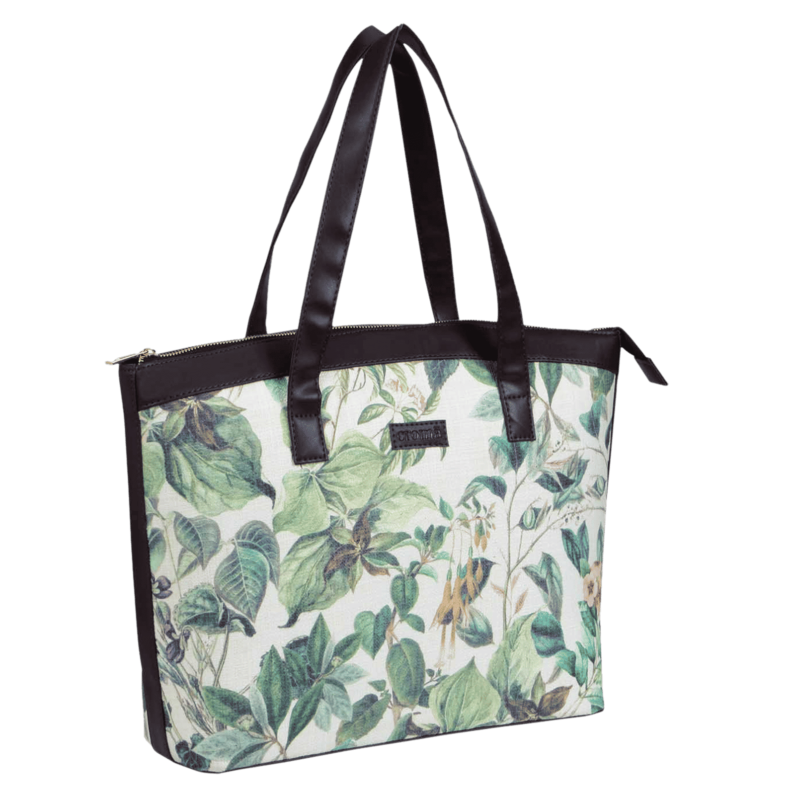 Croma Nylon & Cotton Tote Bag for 15 Inch Laptop (Water Bottle Pocket, White) Croma Nylon & Cotton Tote Bag for 15 Inch Laptop (Water Bottle Pocket, White)_4