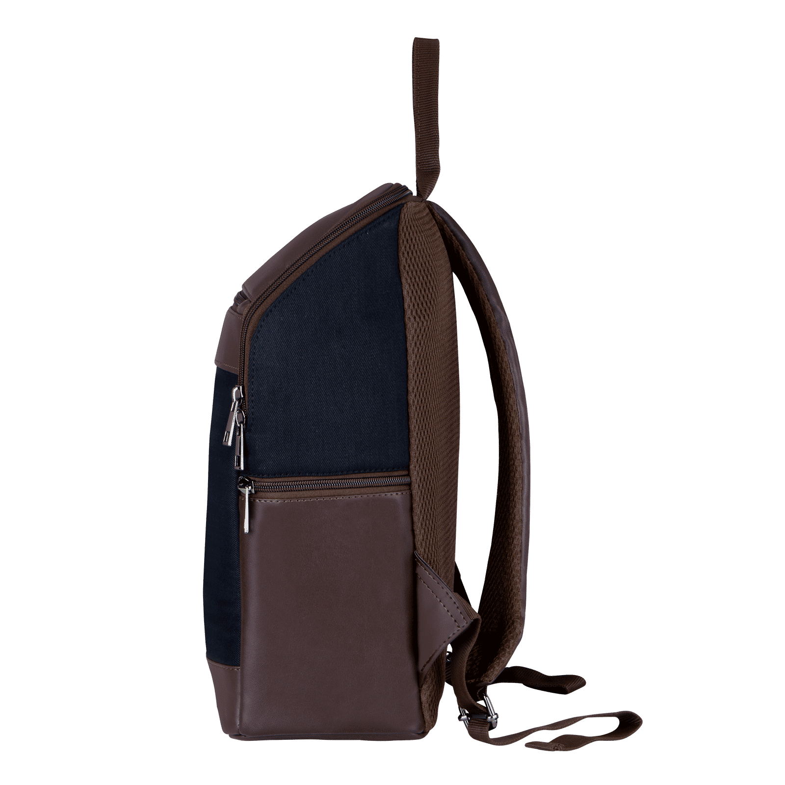 Croma Twill Canvas & PU Laptop Bag for 15 Inch Laptop (Adjustable Shoulder Straps, Brown) Croma Twill Canvas & PU Laptop Bag for 15 Inch Laptop (Adjustable Shoulder Straps, Brown)_5