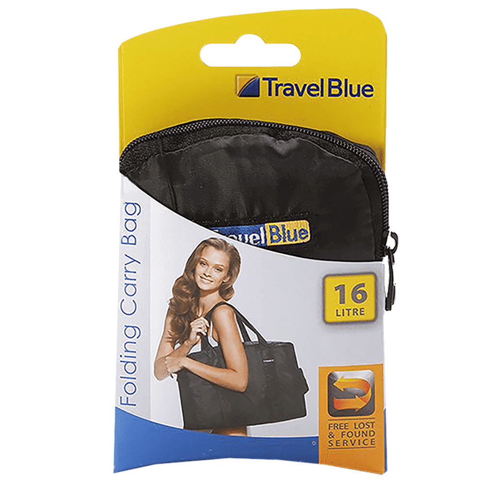 TRAVEL BLUE 16 Litres Polyester Duffle Bag ( Transformative Design, TB-51, Black)_10