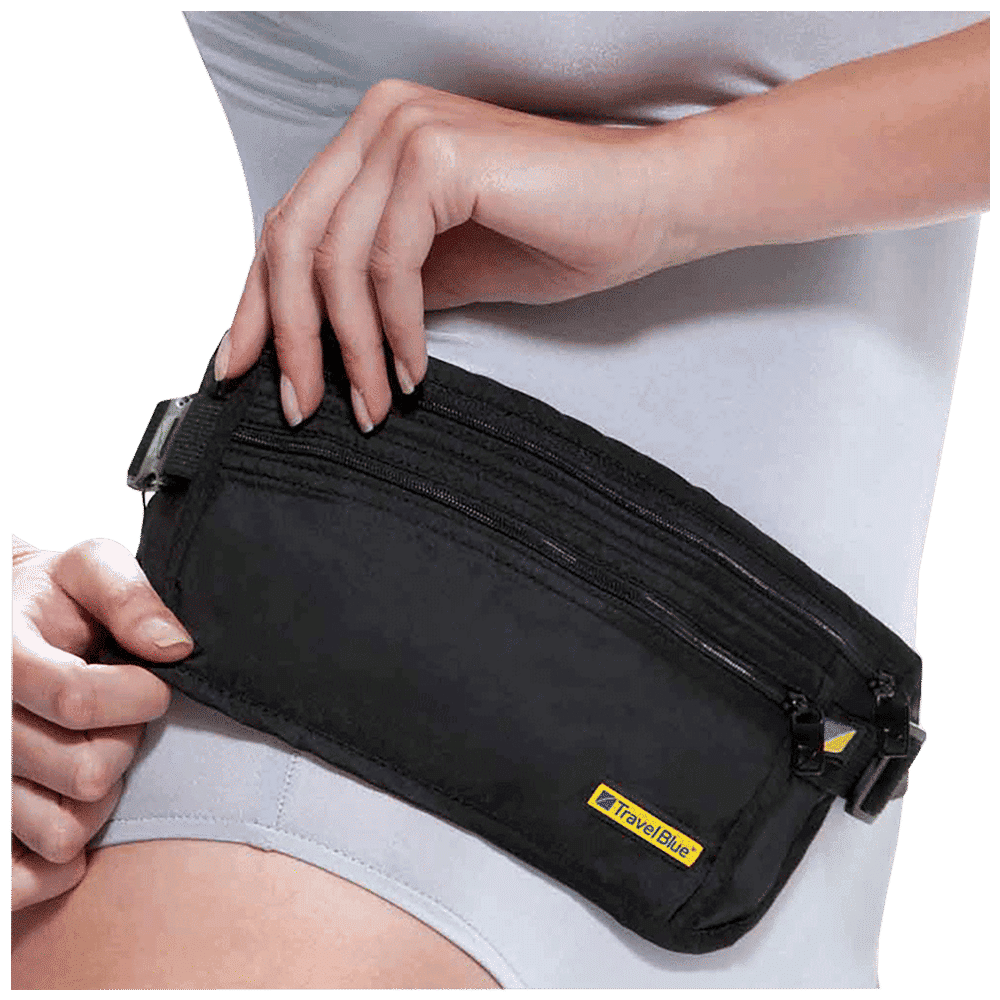 TRAVEL BLUE Ultra Slim Money Belt (113, Black)_6