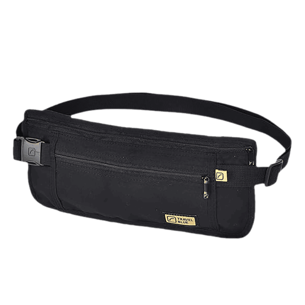 TRAVEL BLUE Ultra Slim Money Belt (113, Black)_7
