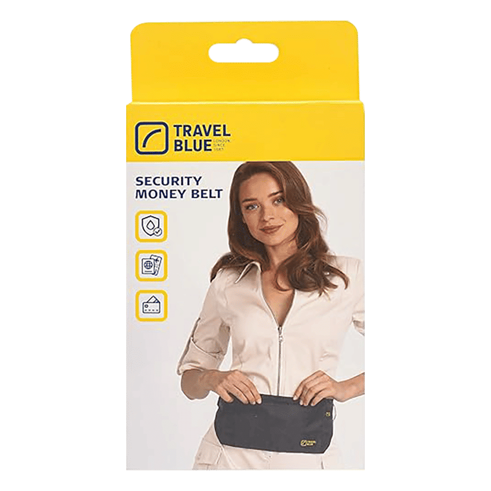 TRAVEL BLUE Ultra Slim Money Belt (113, Black)_11