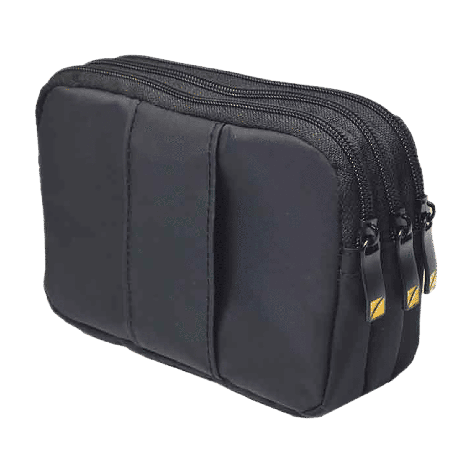 TRAVEL BLUE Polyester Triple Pod Pouch (TB-738, Black)_11