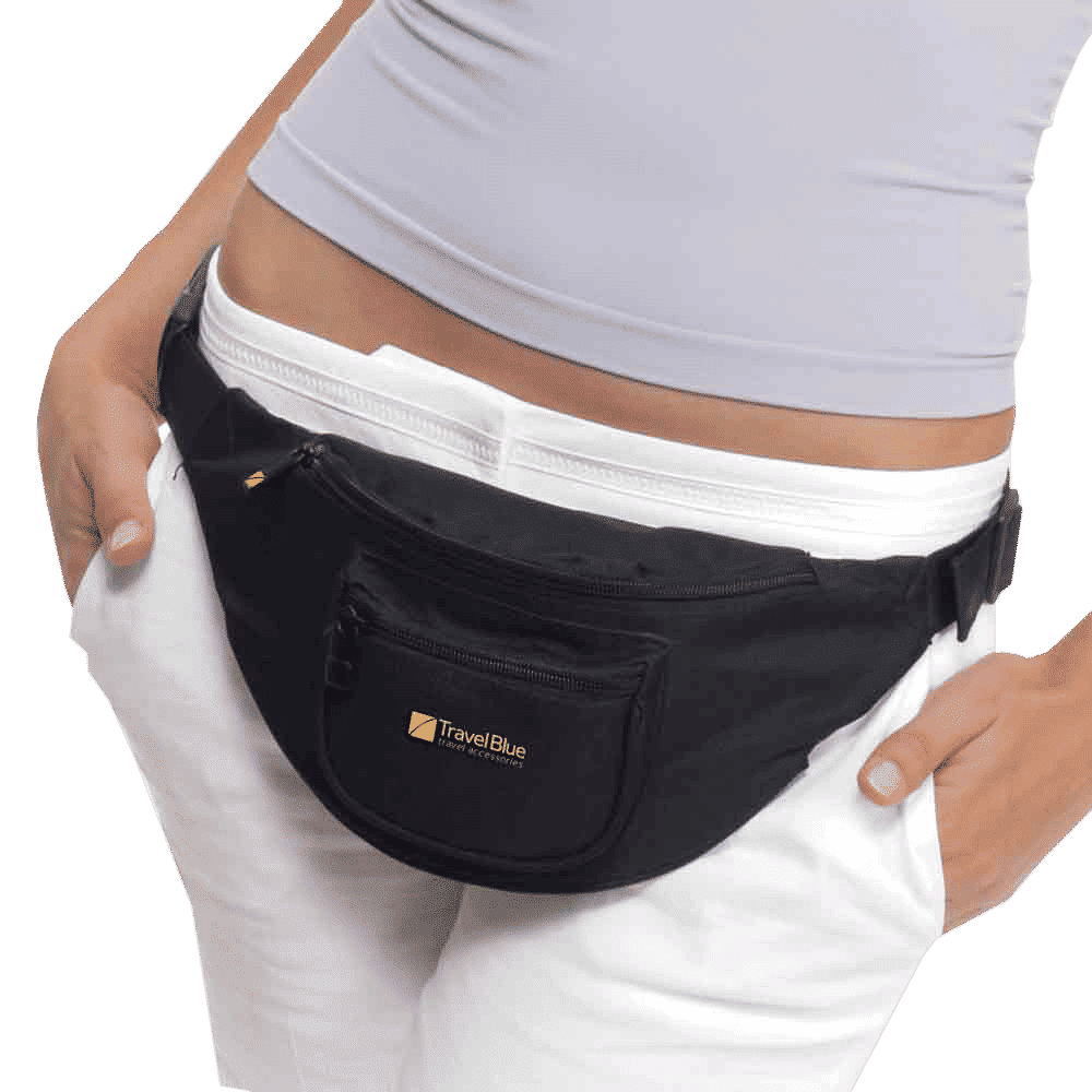 TRAVEL BLUE De-Luxe Nylon Travel Bag (Durable, TB-631, Black)_6