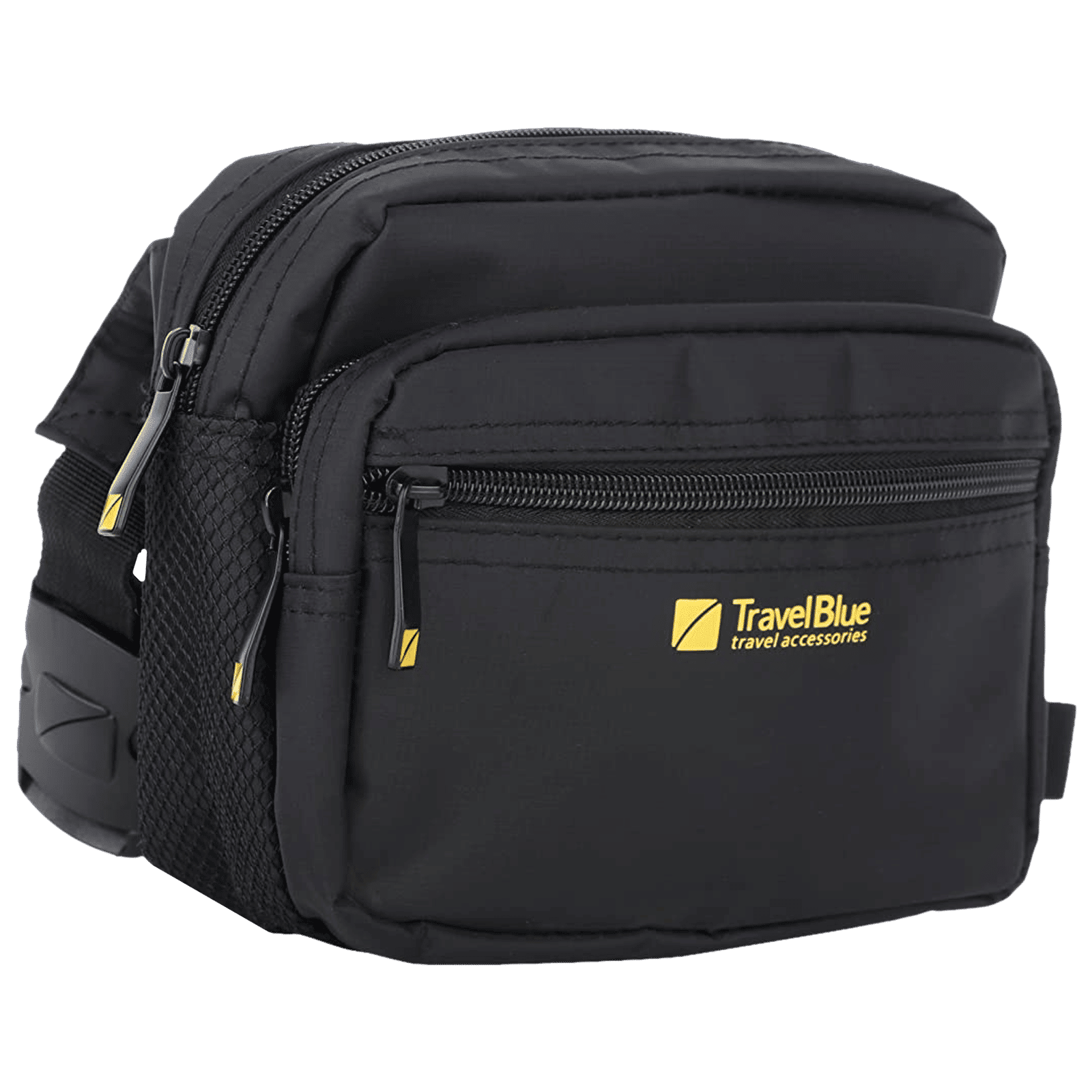 TRAVEL BLUE Polyester Metro Pouch (TB-635, Black)_1