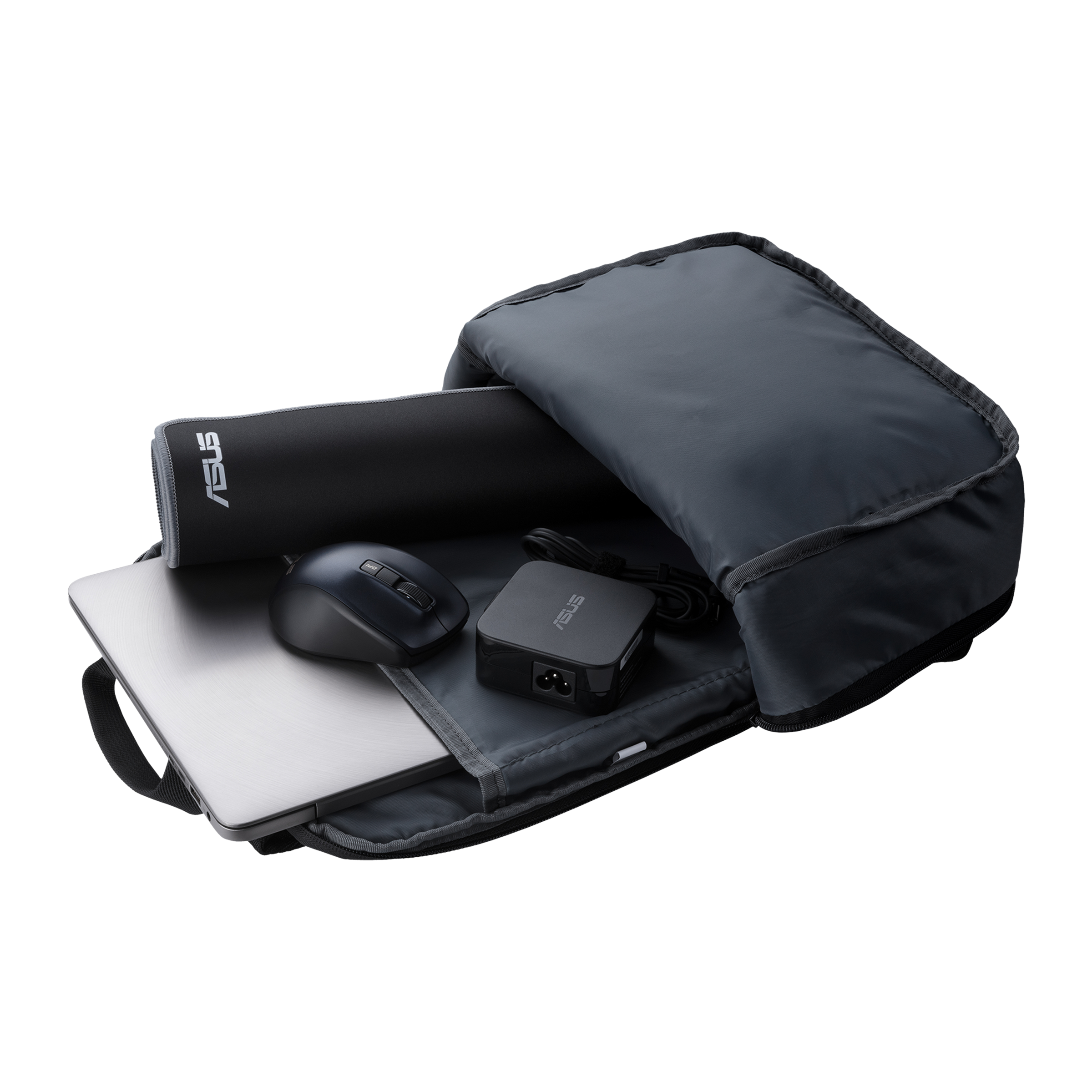 ASUS Polyester Backpack for 15.6 Inch Laptop (15 L, Water-Repellent, Grey)_3