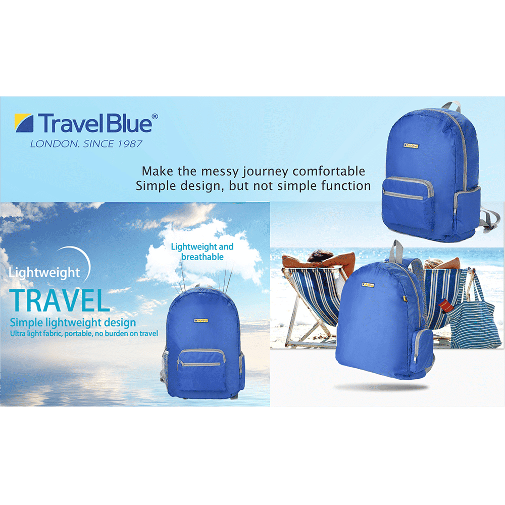 TRAVEL BLUE 20 Litres Polyester Backpack ( Water Resistant, TB-65, Black)_7