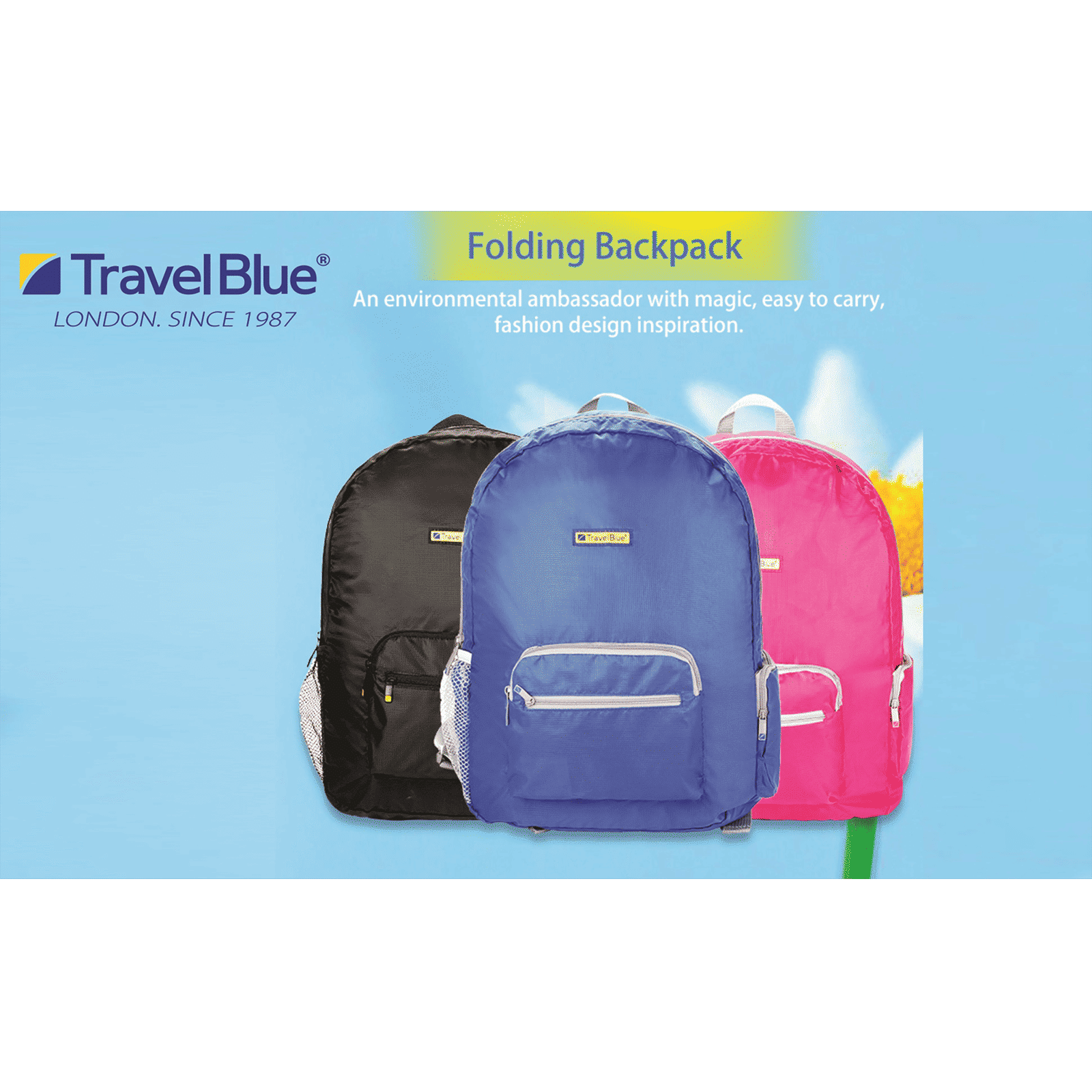 TRAVEL BLUE 20 Litres Polyester Backpack ( Water Resistant, TB-65, Black)_8