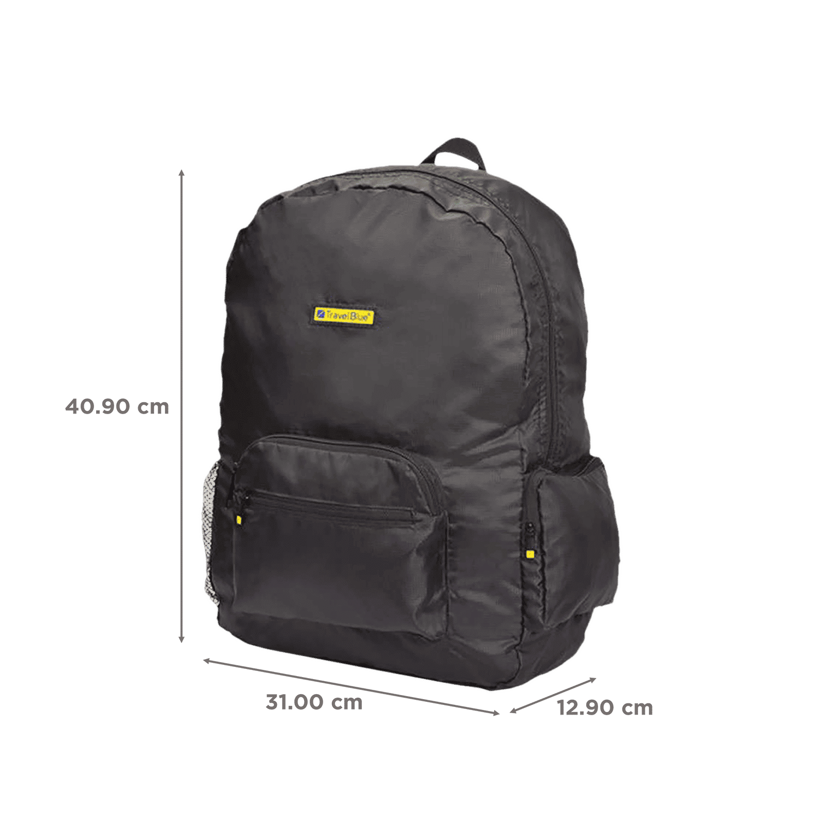 TRAVEL BLUE 20 Litres Polyester Backpack ( Water Resistant, TB-65, Black)_2