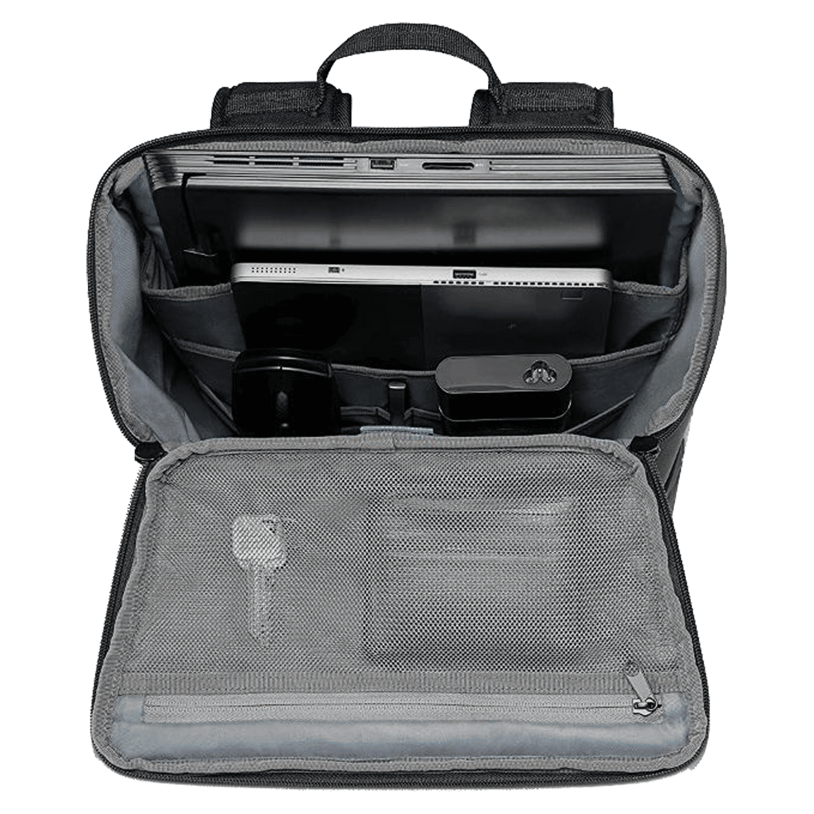 DELL Fabric, Polyester Laptop Backpack for 15 Inch Laptop (18 L, With Rain Cover, Black)_6