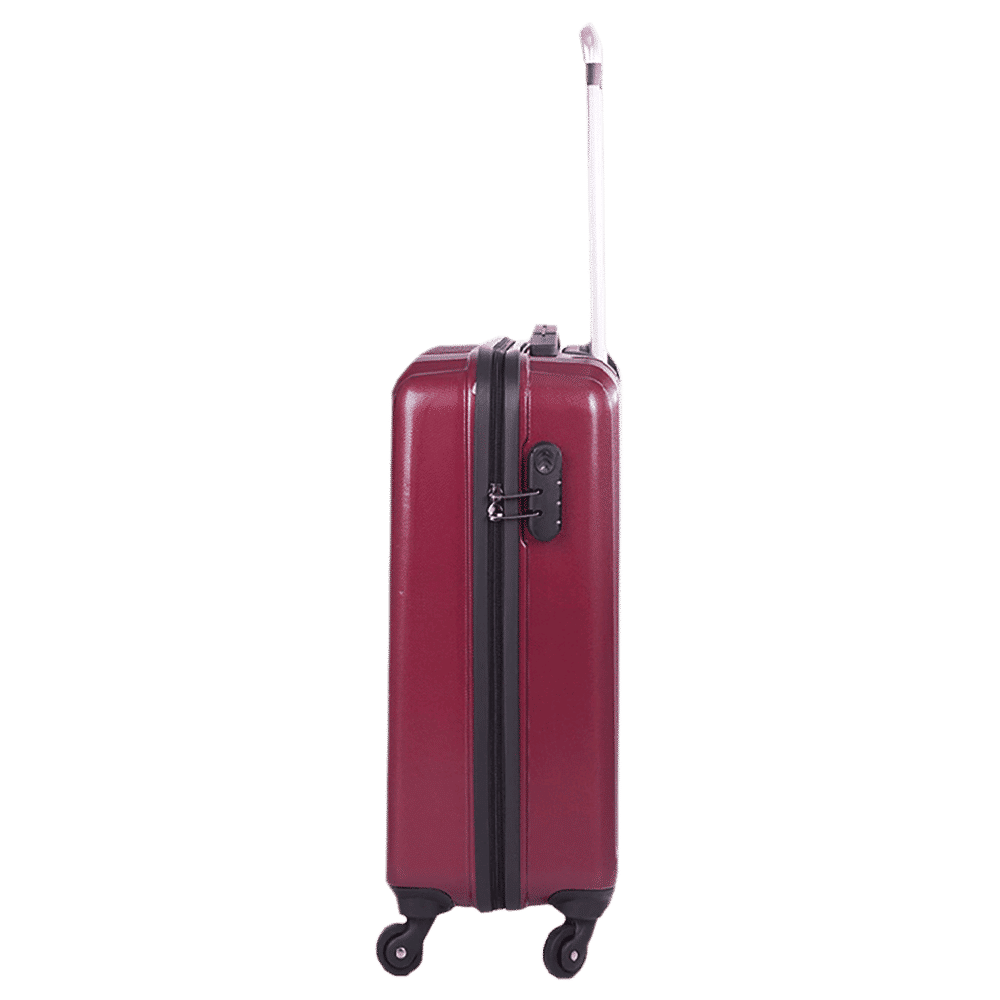 VIP Trace 35 Litres Polycarbonate Trolley Bag (Water Resistant, TRACE55MCD, Maroon)_7