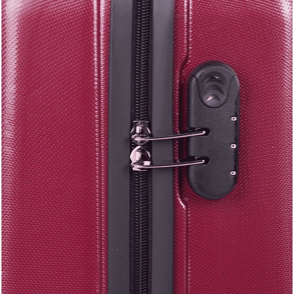 VIP Trace 35 Litres Polycarbonate Trolley Bag (Water Resistant, TRACE55MCD, Maroon)_9