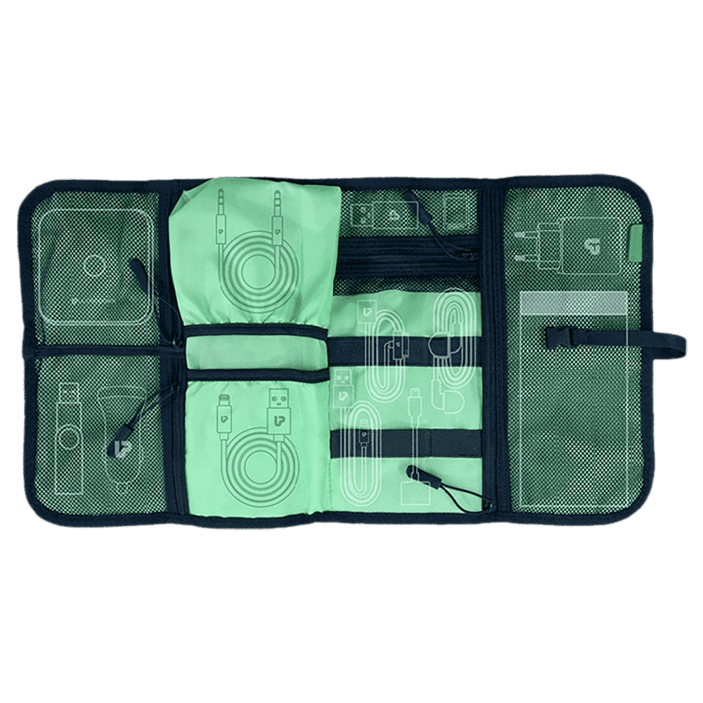 ultraprolink Valet Cable and Power Management Travel Pouch (UM0090, Grey)_7