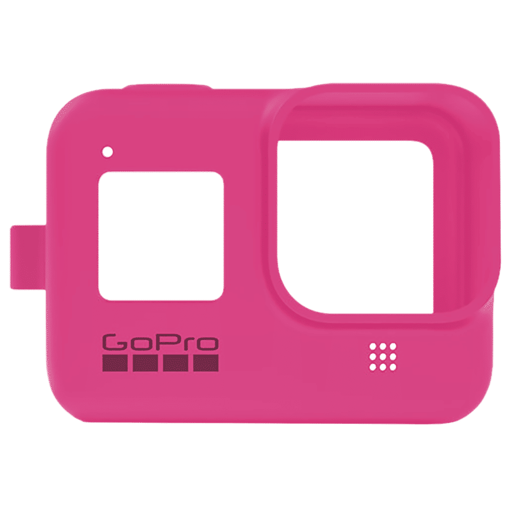GoPro Sleeve for Action Camera (Adjustable Lanyard, AJSST-007, Electric Pink)_5