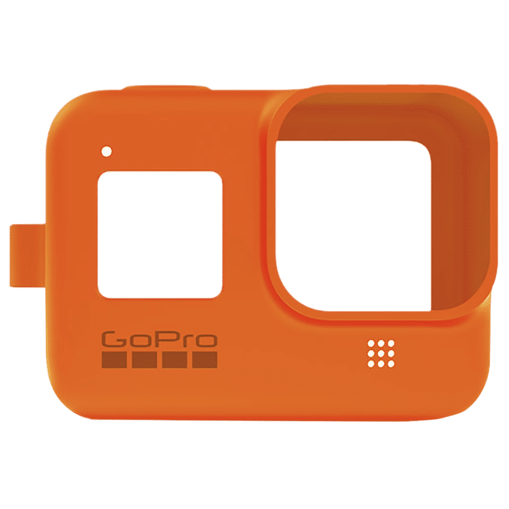 GoPro Sleeve for Action Camera (Adjustable Lanyard, AJSST-004, Hyper Orange)_5