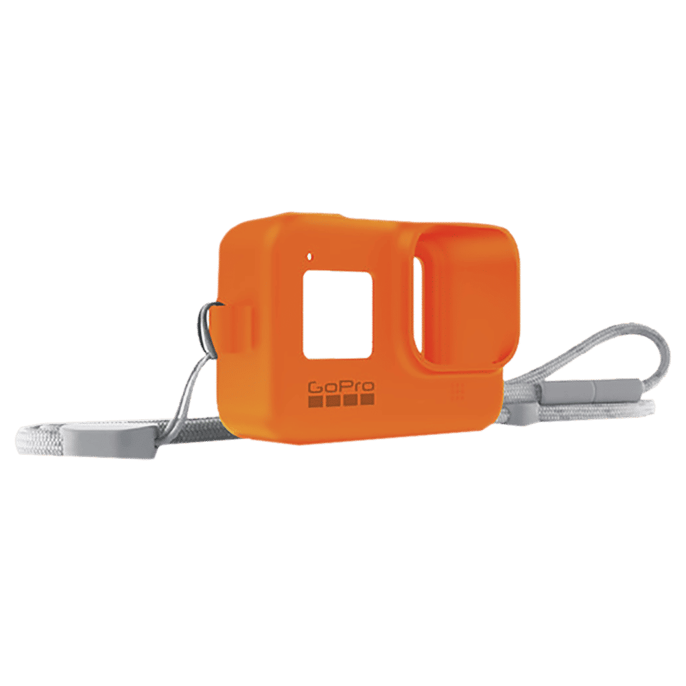 GoPro Sleeve for Action Camera (Adjustable Lanyard, AJSST-004, Hyper Orange)_8