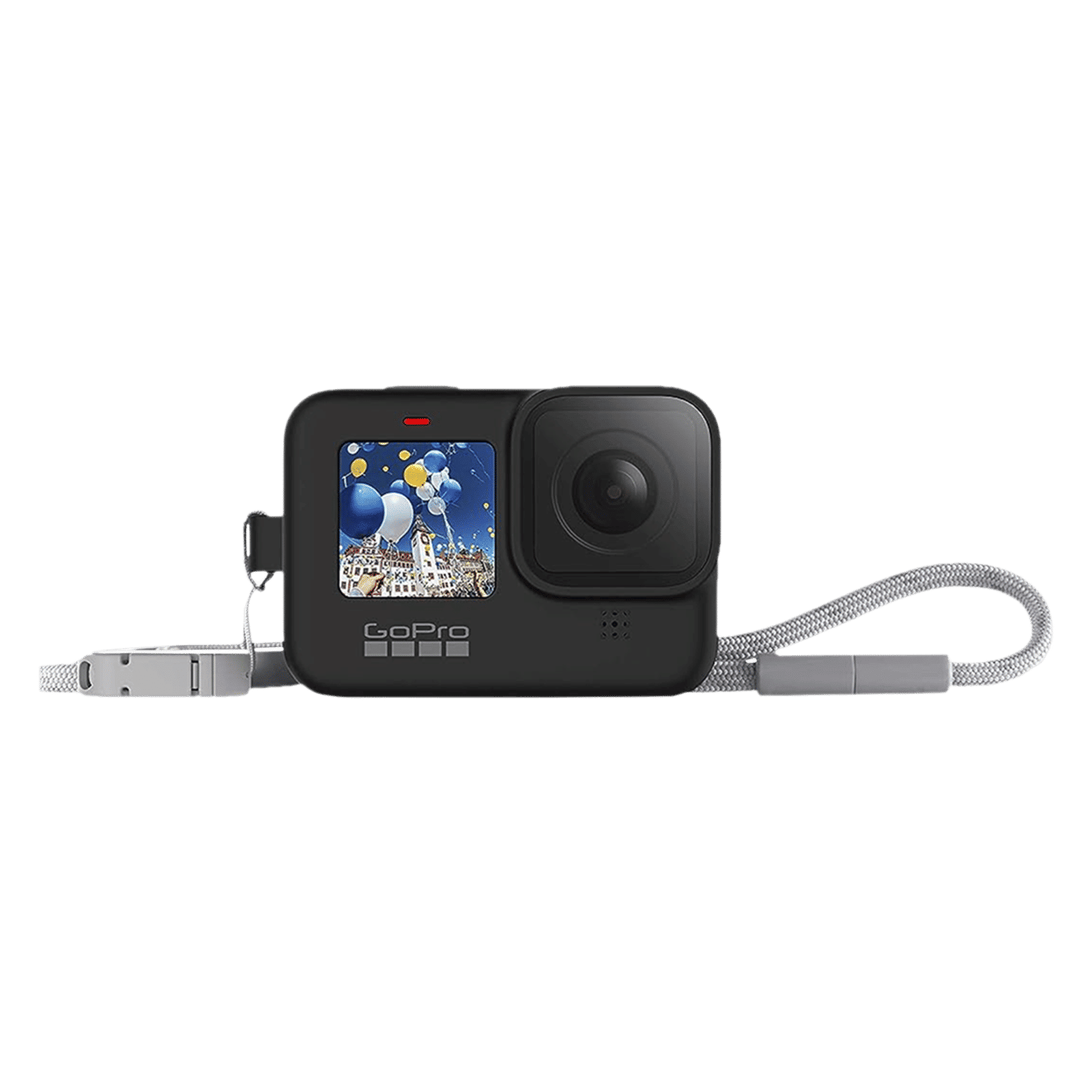 GoPro Sleeve Plus Lanyard for Action Camera (Adjustable Lanyard, ADSST-001, Black)_6