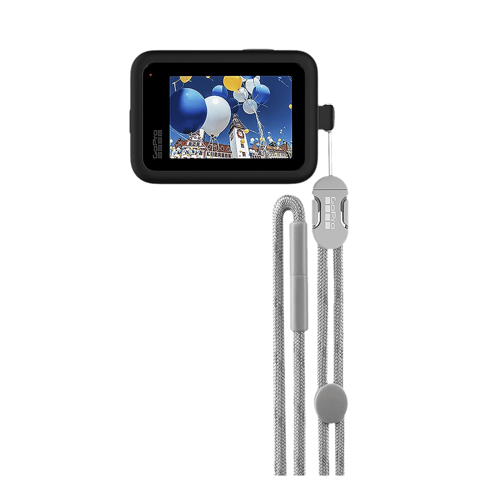 GoPro Sleeve Plus Lanyard for Action Camera (Adjustable Lanyard, ADSST-001, Black)_7