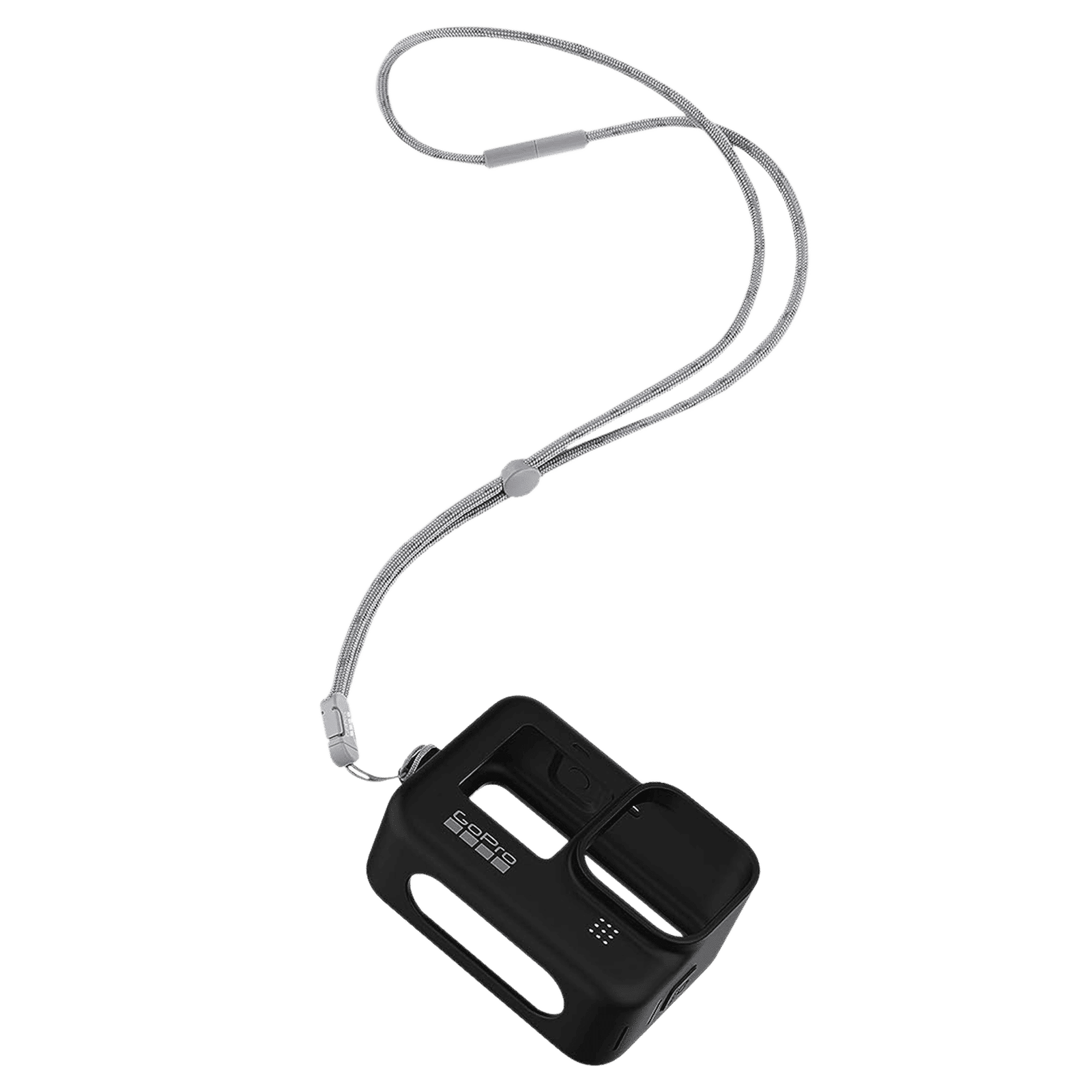GoPro Sleeve Plus Lanyard for Action Camera (Adjustable Lanyard, ADSST-001, Black)_4