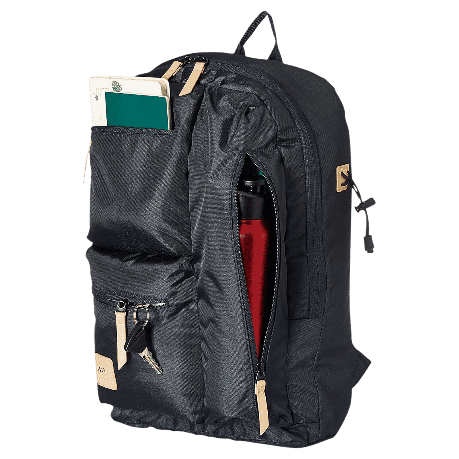 VIP Trot 01 19 Litres Polyester Casual Backpack (3 Front Pockets, BPTRO01BLU, Blue)_10