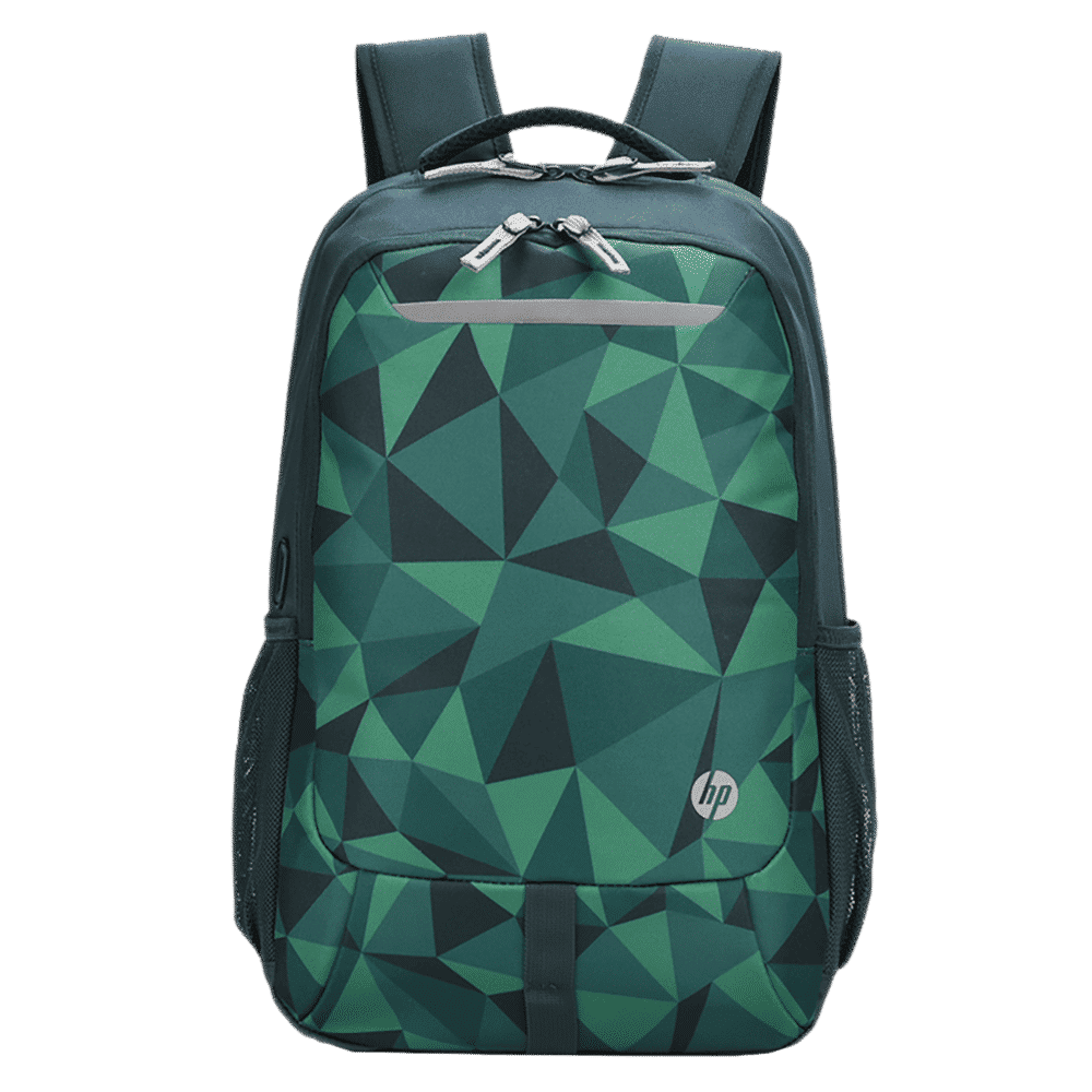 HP 200GRN Air Mesh Laptop Backpack for 15 Inch Laptop (Padded Shoulder Strap, Green Accents and Camoprints)_1