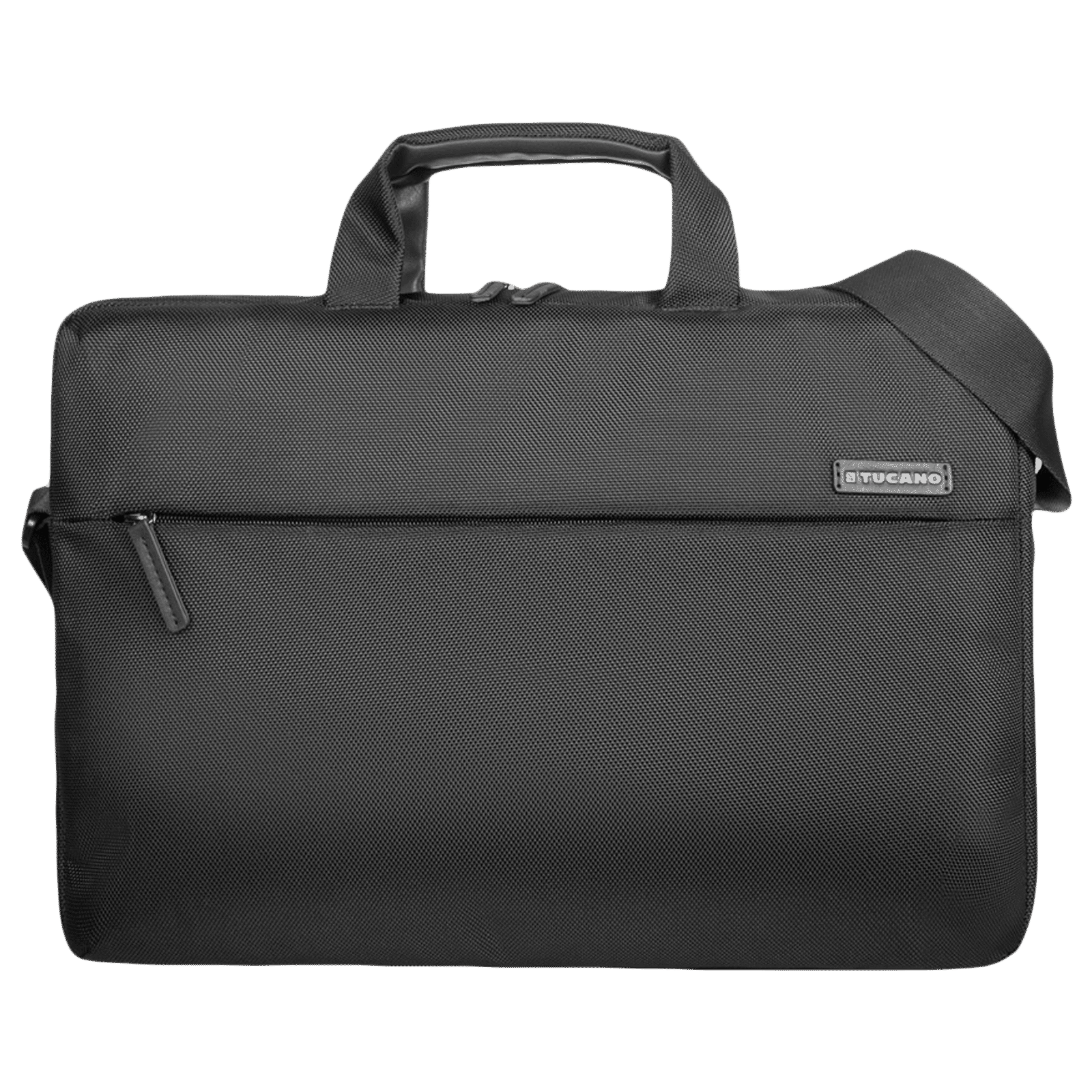 TUCANO Free & Busy PU Leather Laptop Sling Bag for 15.6 Inch Laptop (18 L, Adjustable Shoulder Strap, Black) TUCANO Free & Busy PU Leather Laptop Sling Bag for 15.6 Inch Laptop (18 L, Adjustable Shoulder Strap, Black)_1