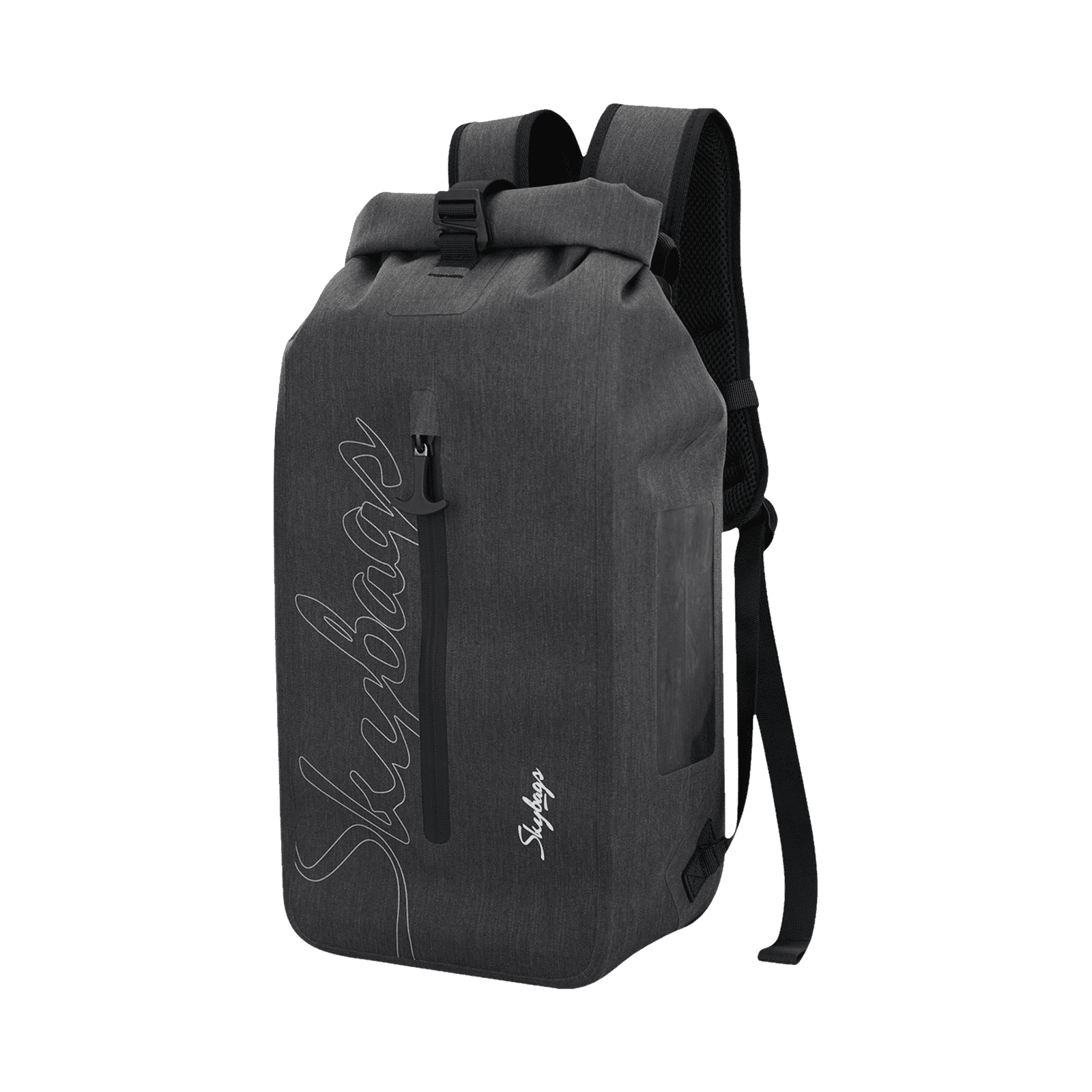 Skybags Protekt Canvas Laptop Backpack (24 L, Waterproof, Grey)_10