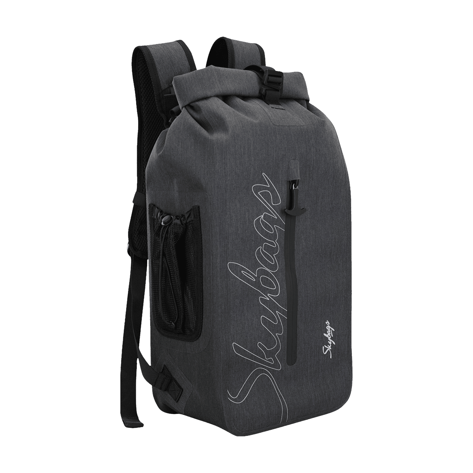 Skybags Protekt Canvas Laptop Backpack (24 L, Waterproof, Grey)_11