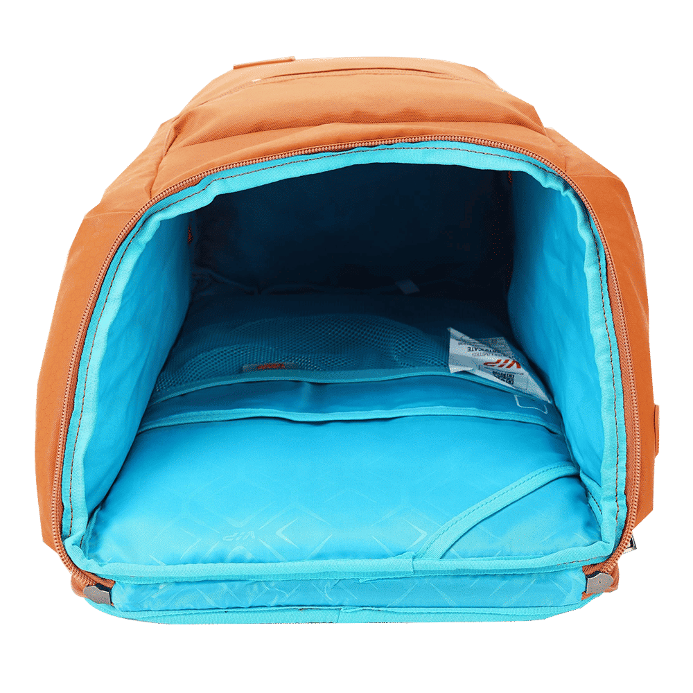 VIP Jump 02 27 Litres Polyester Backpack (Hard Top Case, BPJUM2ZOG, Zesty Orange)_12