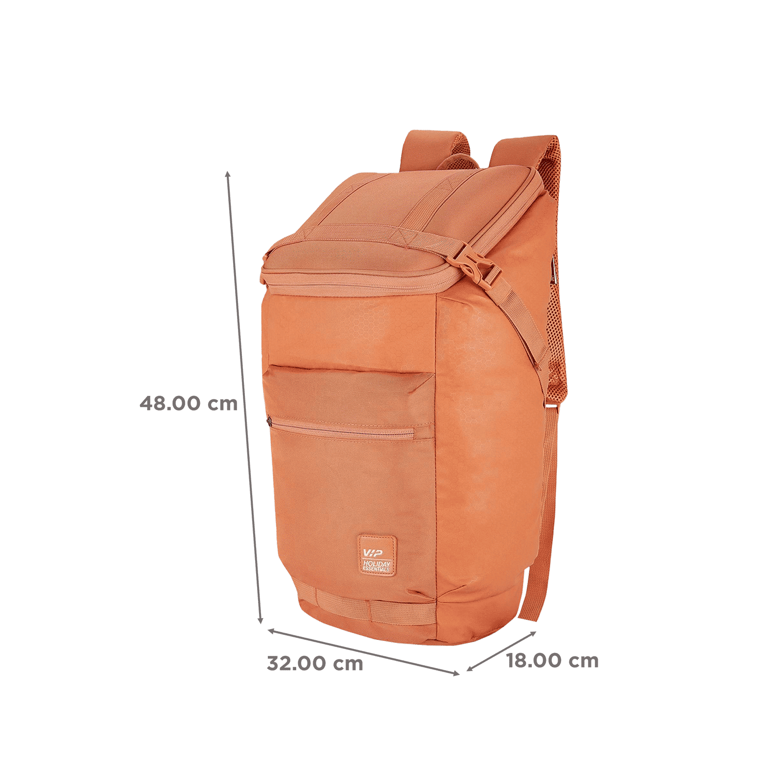 VIP Jump 02 27 Litres Polyester Backpack (Hard Top Case, BPJUM2ZOG, Zesty Orange)_2