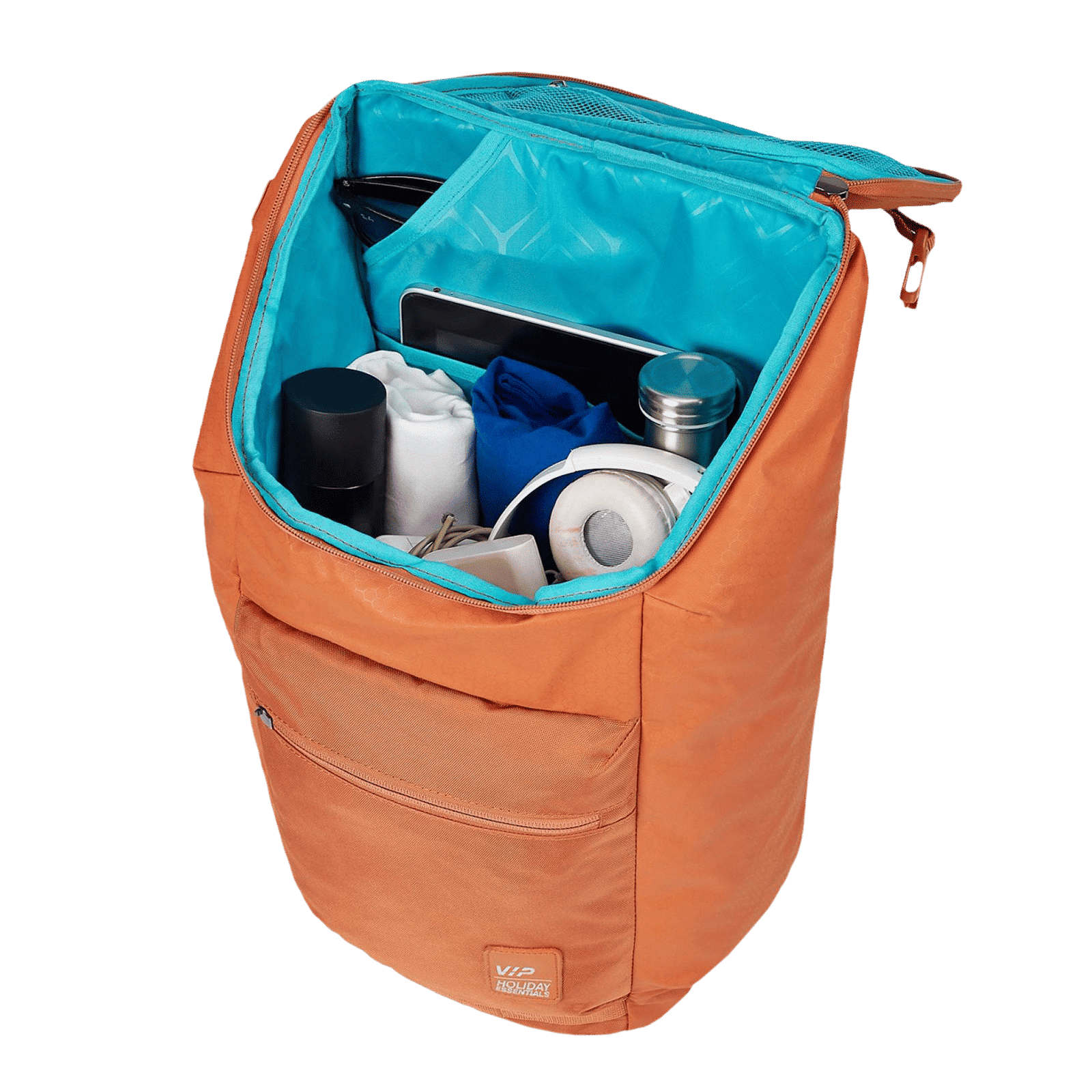 VIP Jump 02 27 Litres Polyester Backpack (Hard Top Case, BPJUM2ZOG, Zesty Orange)_4