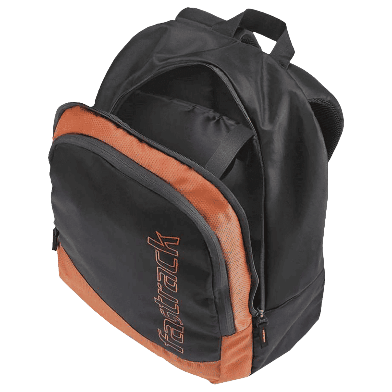 fastrack A0675NOR01 Polyester Laptop Backpack for 16 Inch Laptop (22 L, Padded Shoulder Strap, Orange)_5