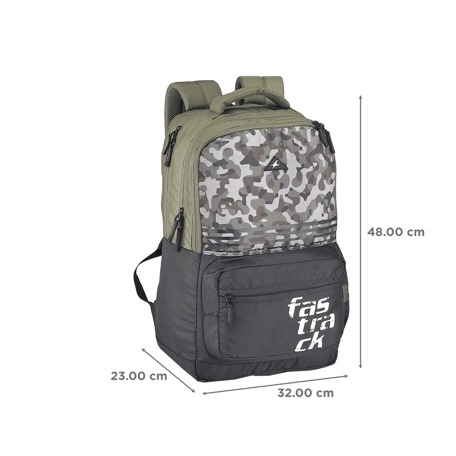 fastrack Killer 2.0 Ergolight 35 Litres Polyester Backpack (Rain Cover, A0790NOL01, Olive)_2