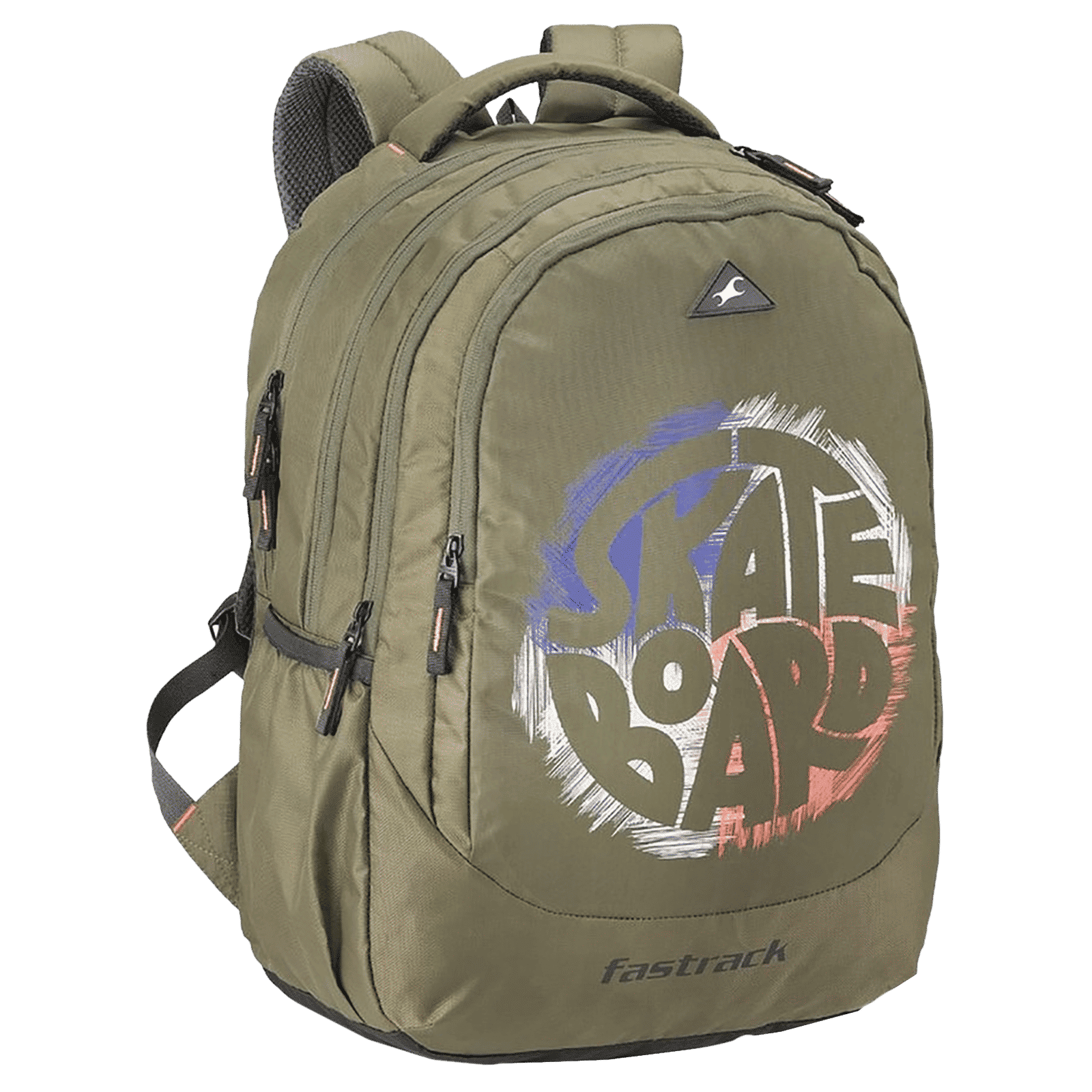 fastrack Kicker Ergolight 36 Litres Polyester Backpack (Rain Cover, A0795NOL01, Olive)_7