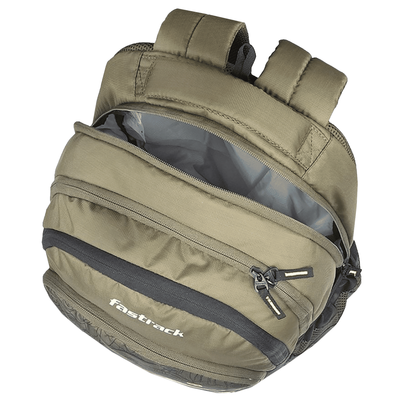 fastrack Alpha Ergolight Campus 35 Litres Polyester Backpack (Back Padding, A0786NOL01, Olive)_6