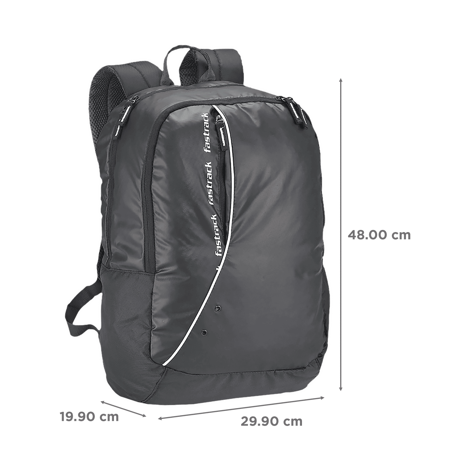 fastrack Fleek Ergolight 30 Litres Polyester Backpack (Back Padding, A0788NBK01, Black) fastrack Fleek Ergolight 30 Litres Polyester Backpack (Back Padding, A0788NBK01, Black)_2