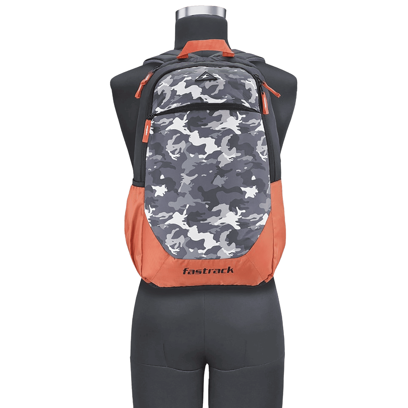 fastrack Freerail Ergolight 30 Litres Polyester Backpack (Back Padding, A0793NOR01, Orange)_6